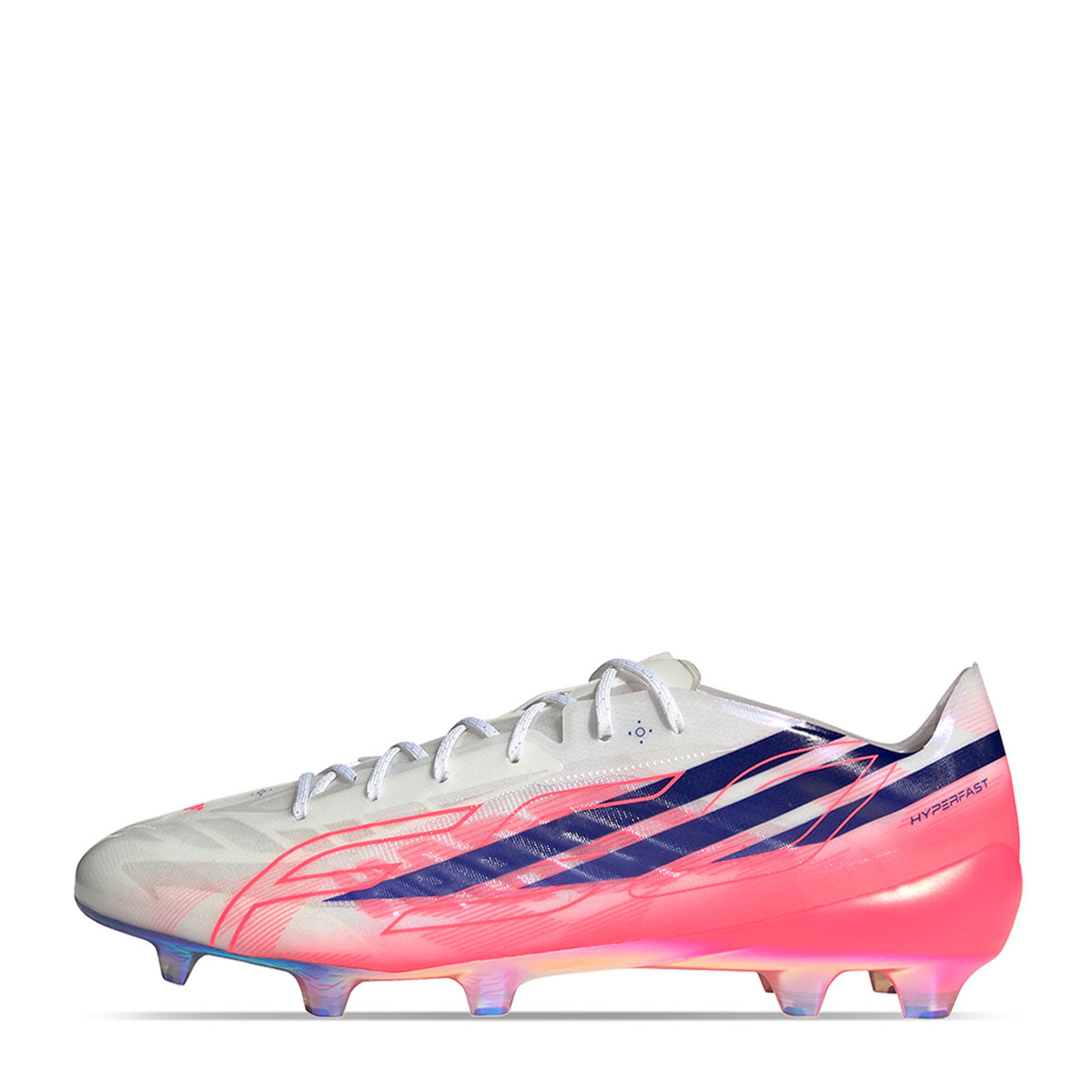adidas F50 Hyperfast EVO Firm Ground Soccer Cleats product image 1, provided for visual reference and product detail review