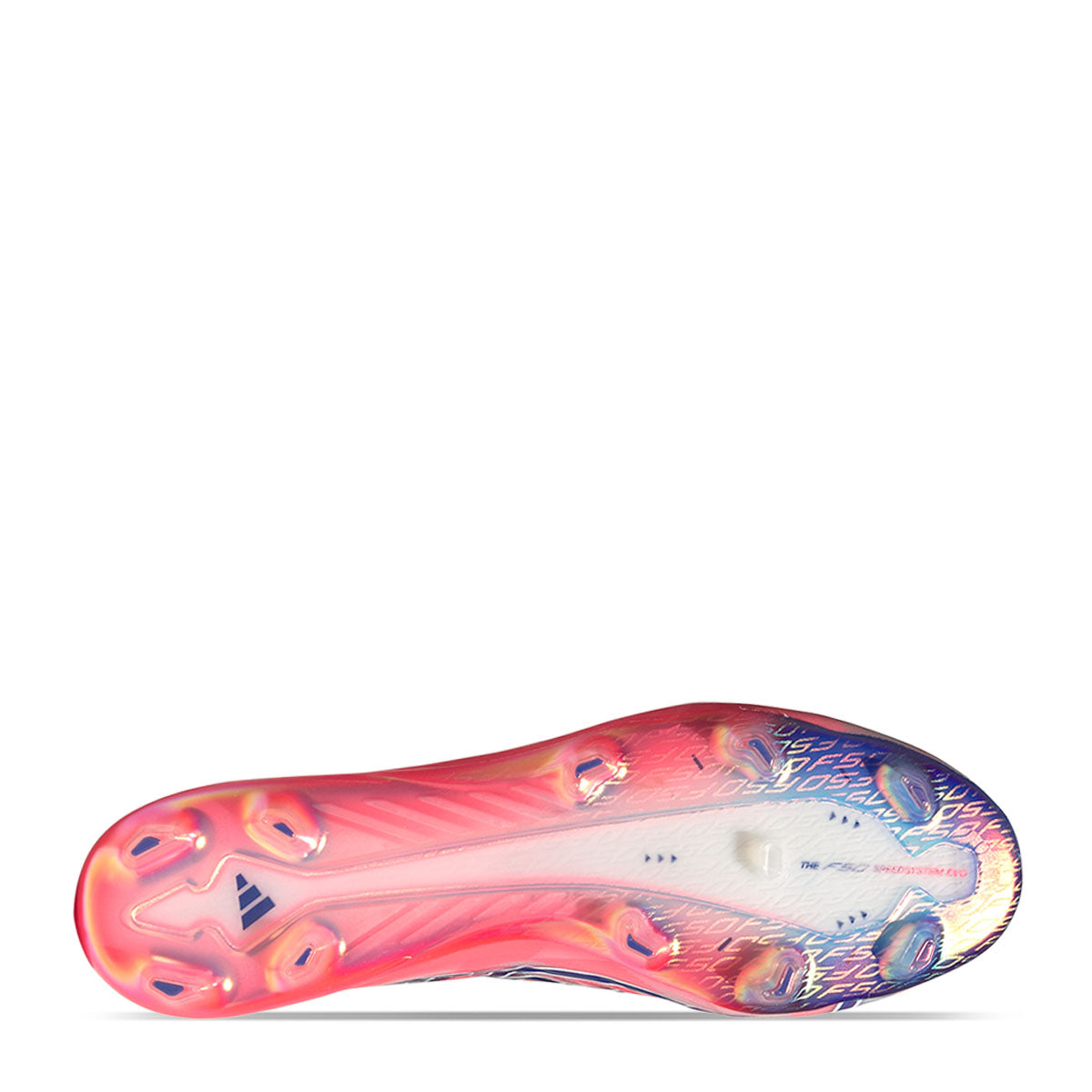 adidas F50 Hyperfast EVO Firm Ground Soccer Cleats product image 2, provided for visual reference and product detail review