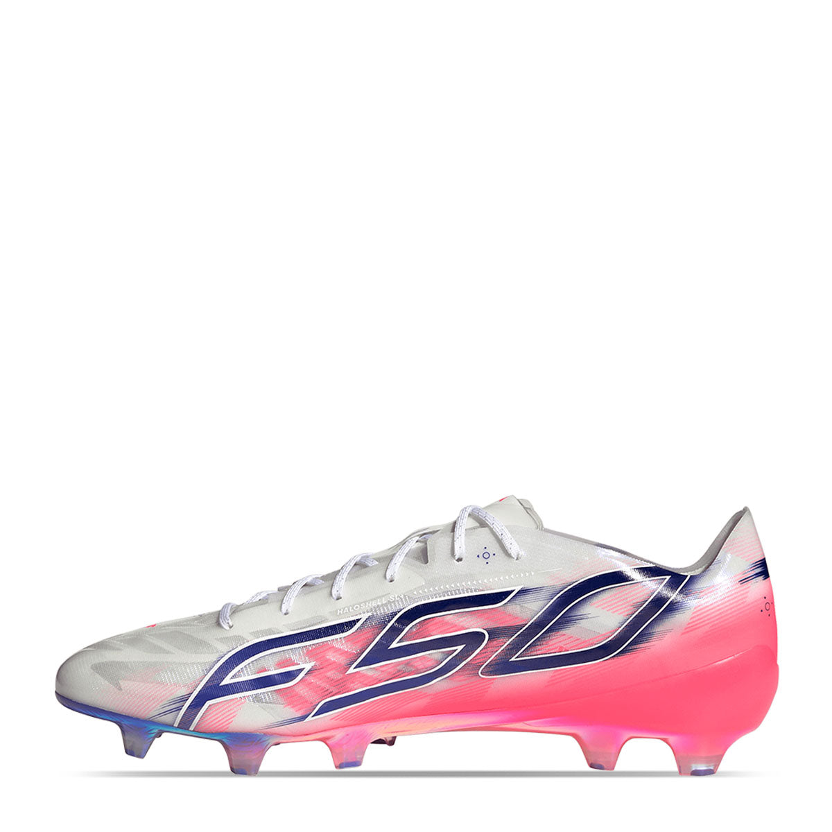 adidas F50 Hyperfast EVO Firm Ground Soccer Cleats product image 3, provided for visual reference and product detail review