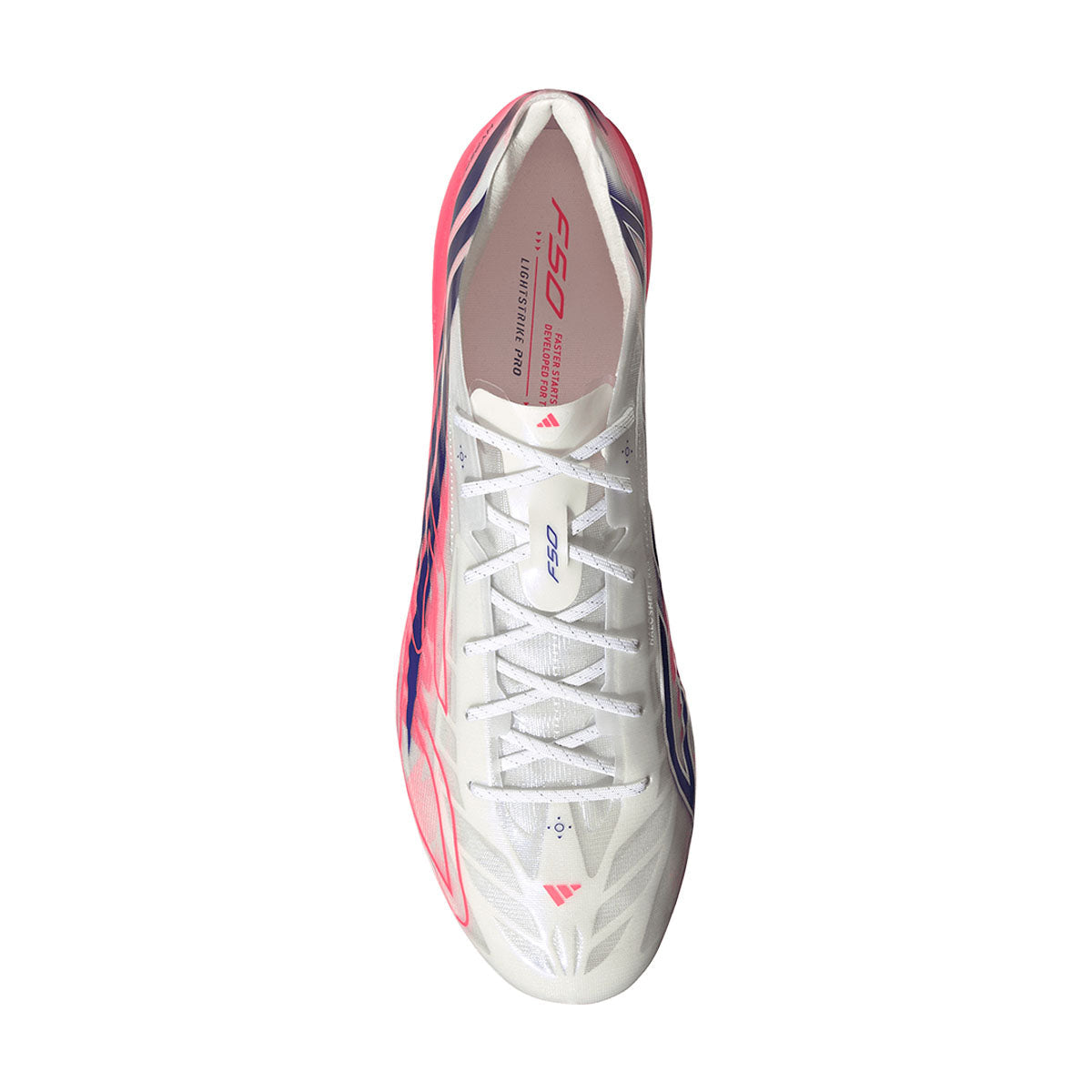 adidas F50 Hyperfast EVO Firm Ground Soccer Cleats product image 4, provided for visual reference and product detail review