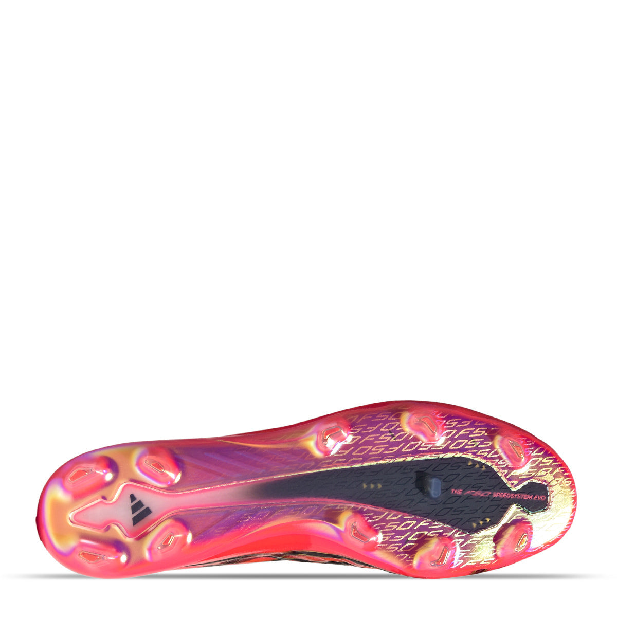 adidas F50 Hyperfast EVO Firm Ground Soccer Cleats product image 2, provided for visual reference and product detail review