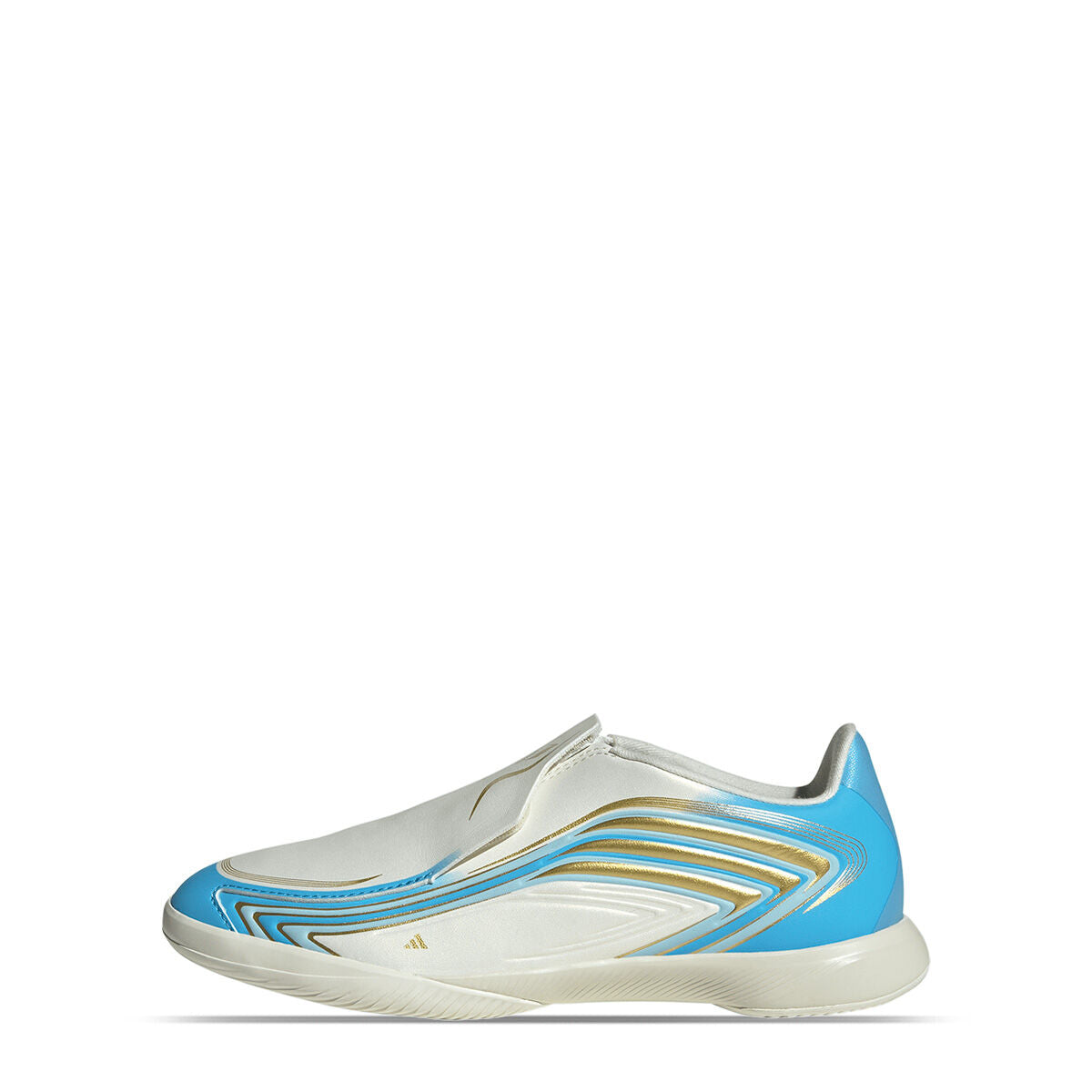 adidas F50 Messi League Laceless Indoor Boots product image 1, provided for visual reference and product detail review