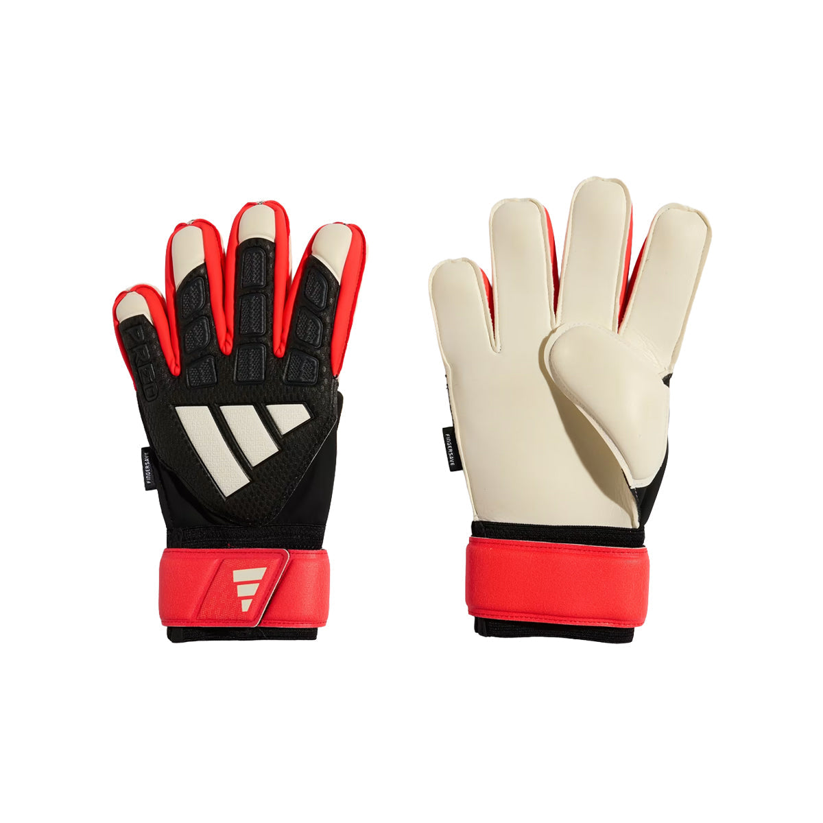 adidas Predator Match Fingersave Junior Goalkeeper Gloves product image 1, provided for visual reference and product detail