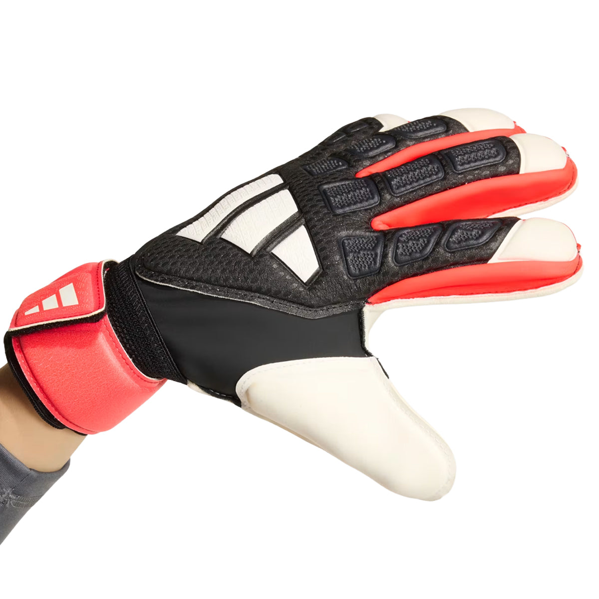 adidas Predator Match Fingersave Junior Goalkeeper Gloves product image 4, provided for visual reference and product detail