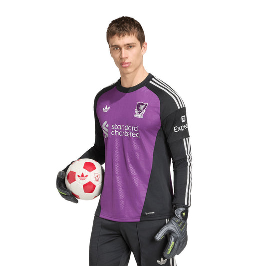 adidas Liverpool FC 26/27 Long Sleeve Away Goalkeeper Jersey product image 1, provided for visual reference and product
