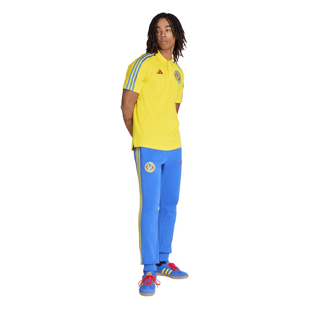 adidas Club América DNA Pants product image 3, provided for visual reference and product detail review