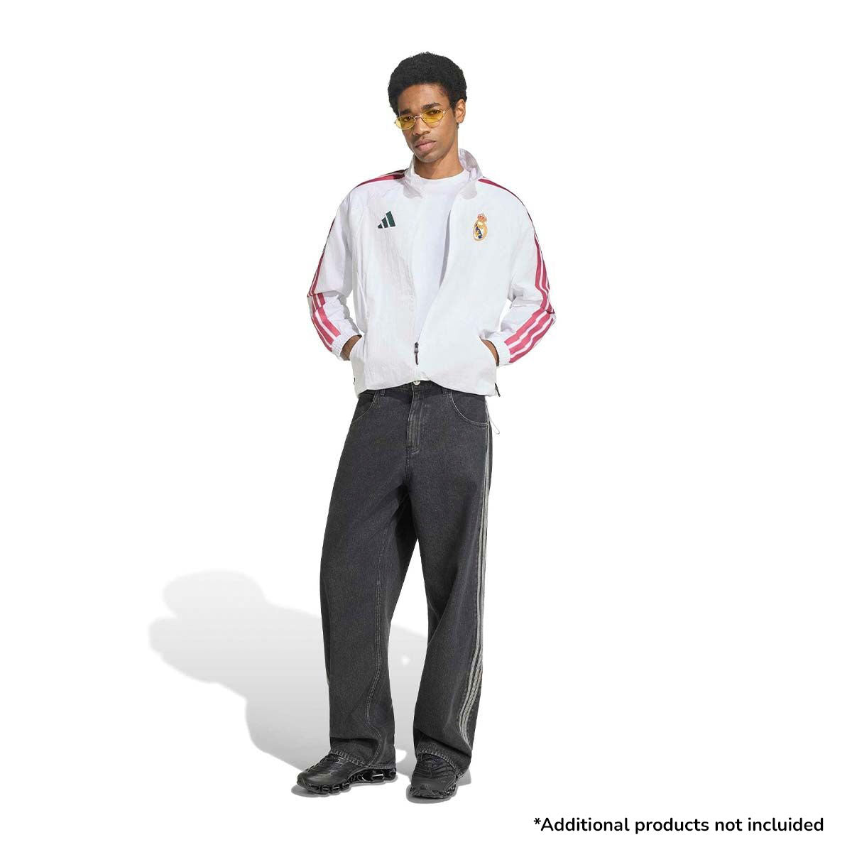 adidas Real Madrid Home Anthem Jacket product image 6, provided for visual reference and product detail review