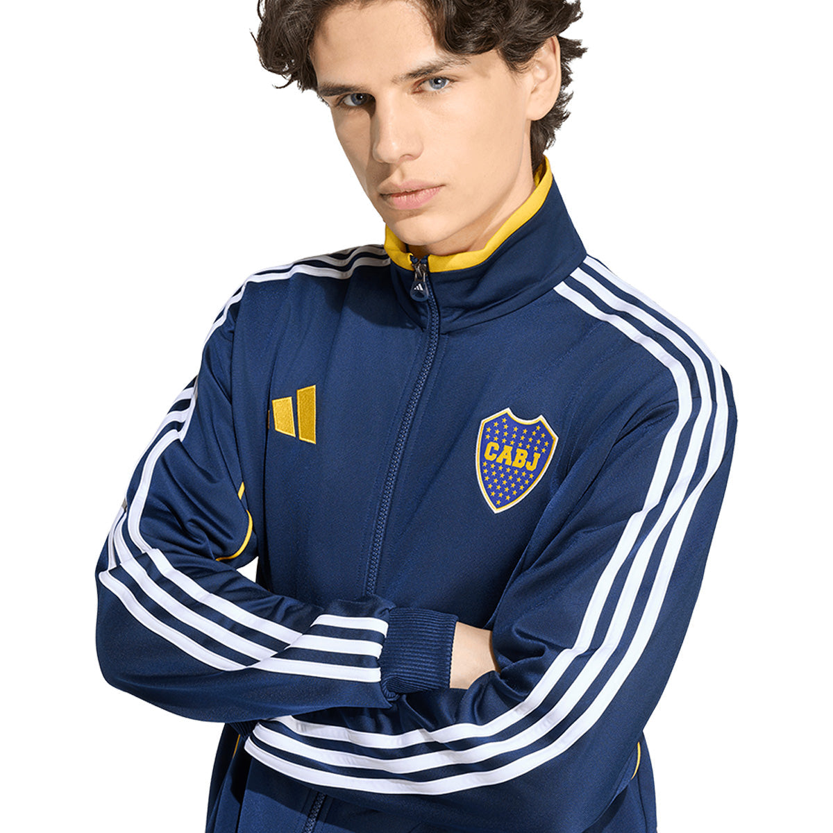 adidas Boca Juniors Anniversary Track Jacket product image 4, provided for visual reference and product detail review