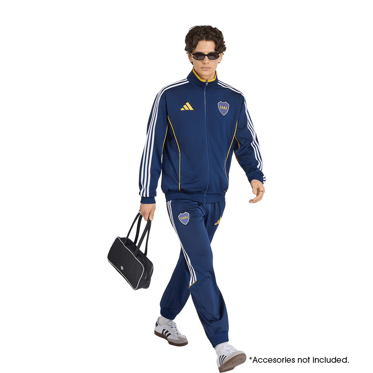 adidas Boca Juniors Anniversary Track Jacket product image 6, provided for visual reference and product detail review