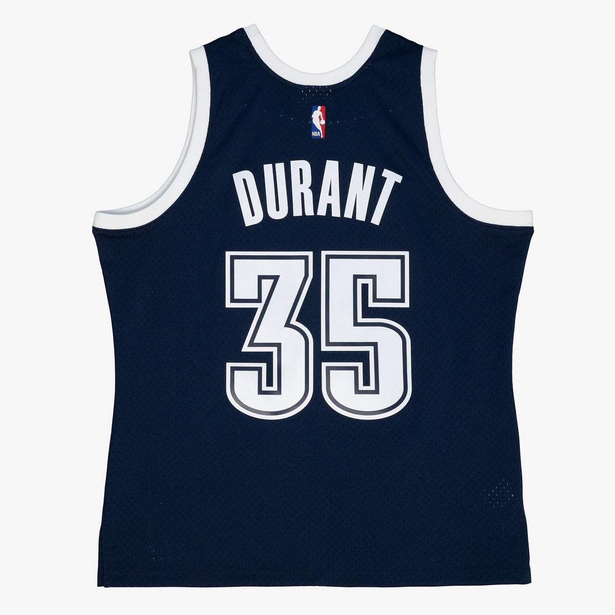 Kevin Durant Oklahoma City Thunder 2015-16 Navy Jersey Stitched product image 2, provided for visual reference and product