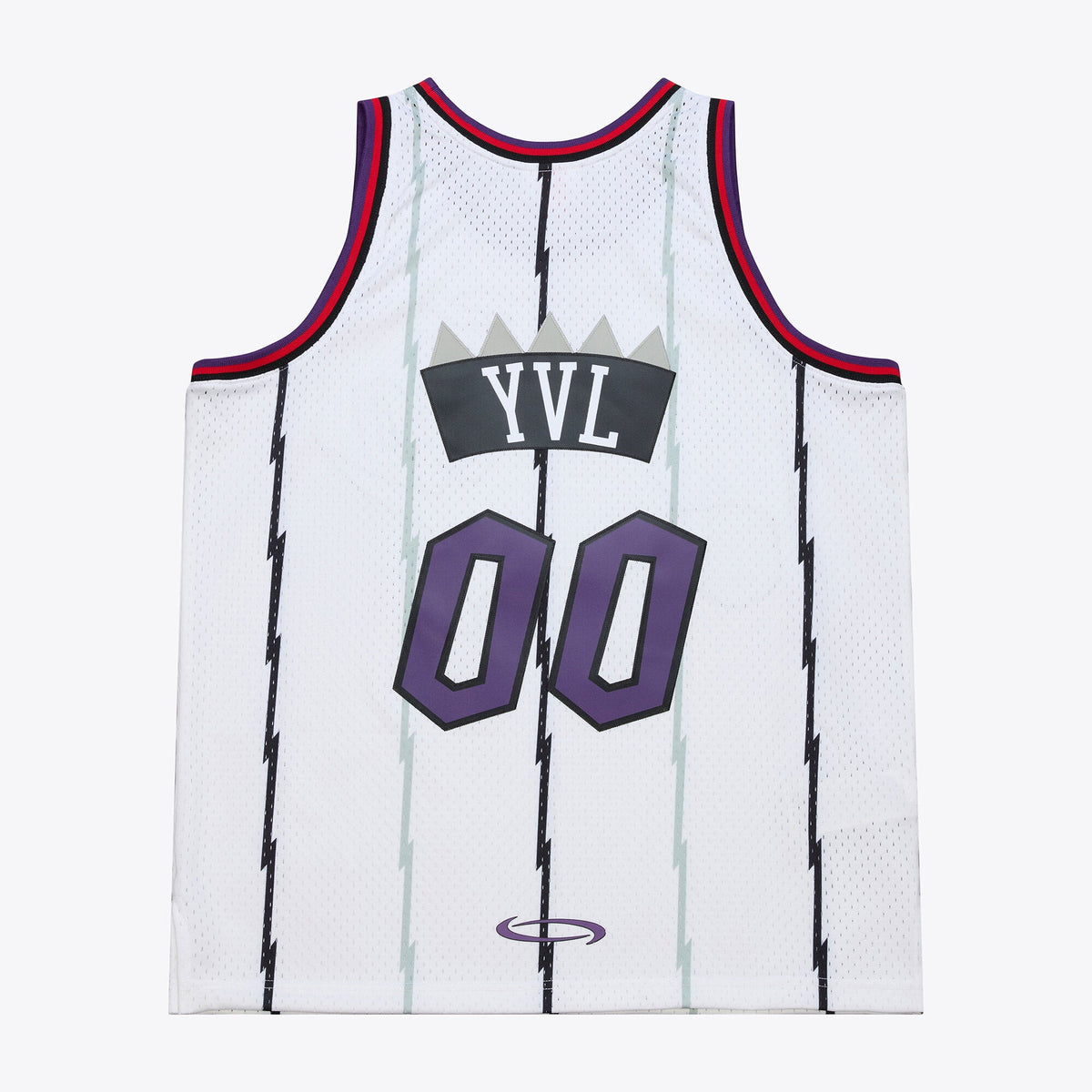 Raptors 1998-99 White Playboi Carti Jersey Stitched product image 2, provided for visual reference and product detail review
