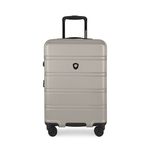 TRAVELER’S CHOICE TC09247 21" Cyclone Wheels Hard Case Spinner Luggage - Expandable, Anti-Theft Zipper, TSA Lock – Beige