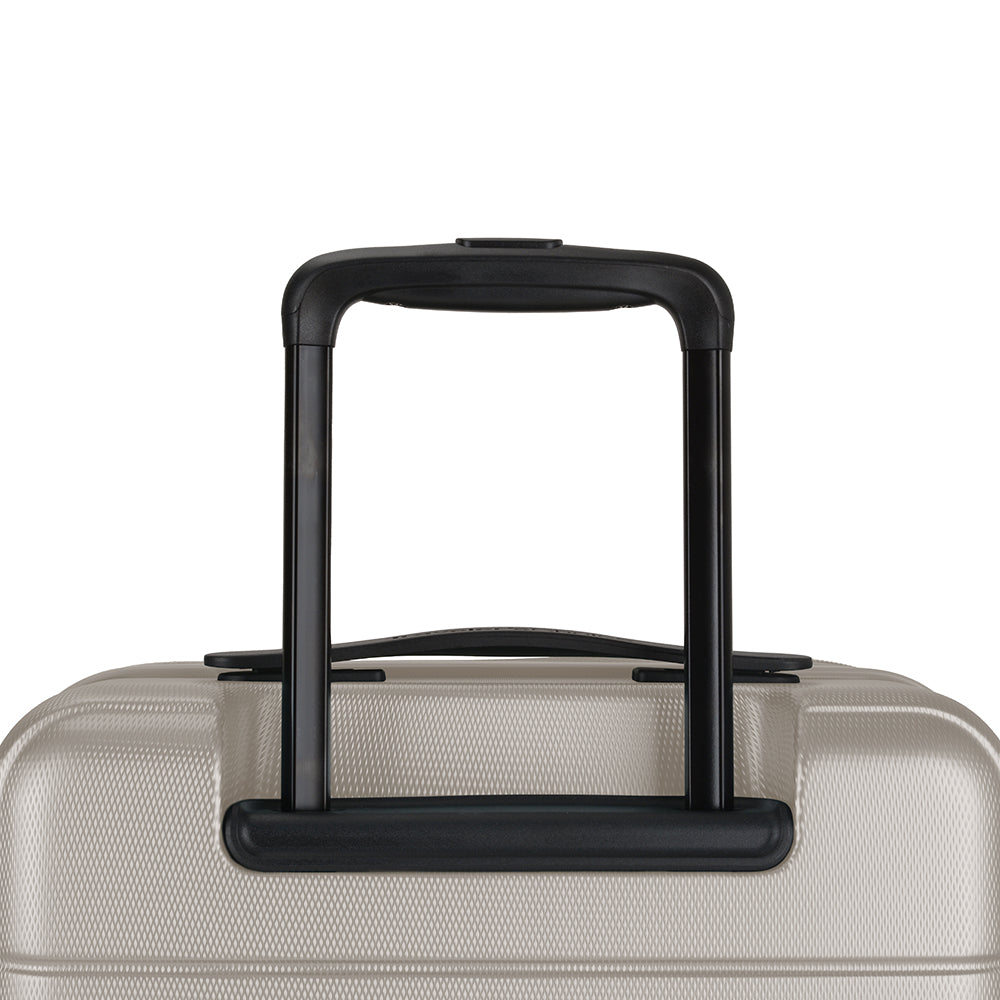 TRAVELER’S CHOICE TC09247 21" Cyclone Wheels Hard Case Spinner Luggage - Expandable, Anti-Theft Zipper, TSA Lock – Beige