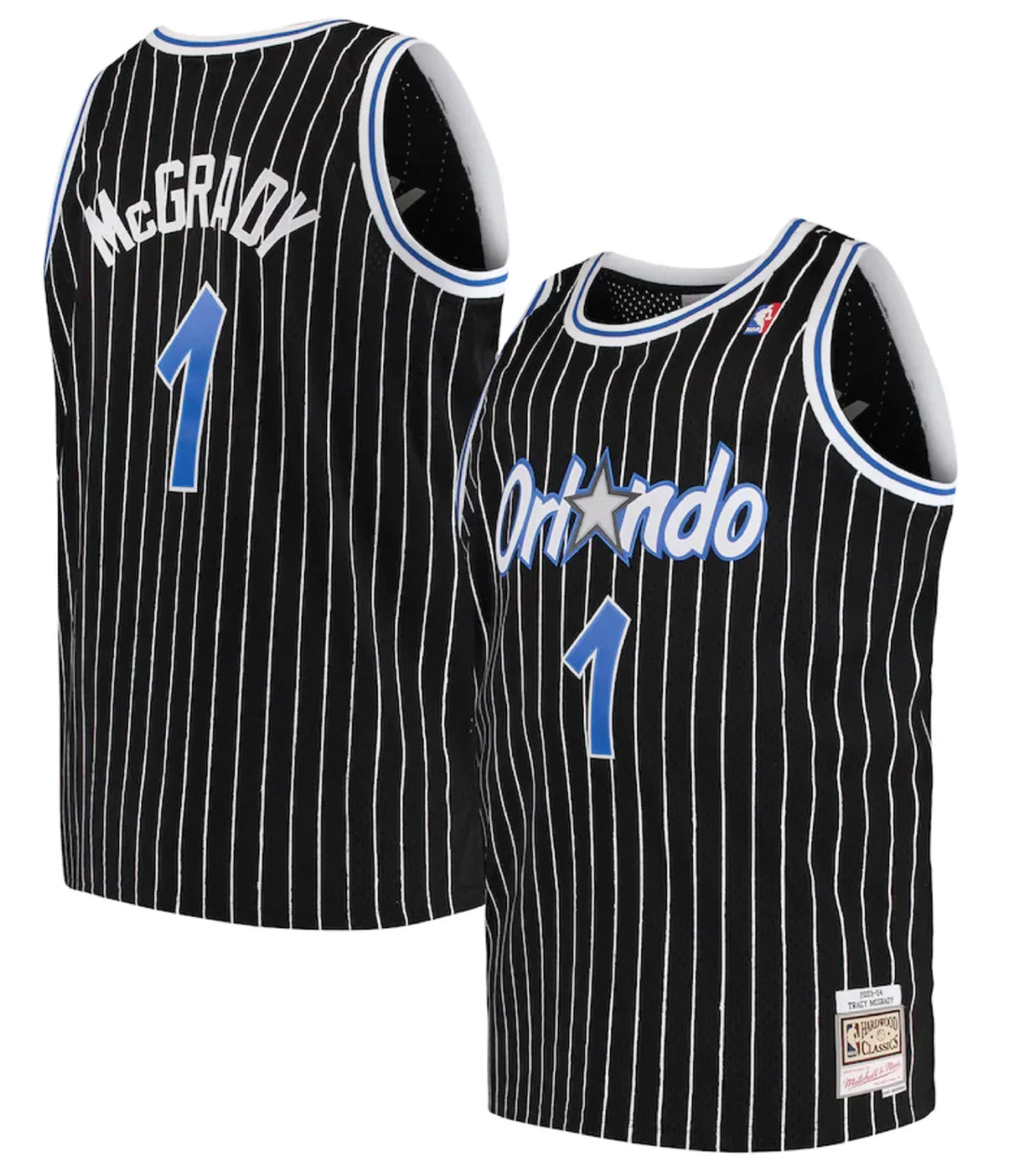 Tracy McGrady Orlando Magic 2003/04 Hardwood Classics Jersey - Black product image 1, provided for visual reference and