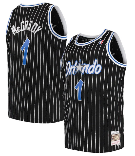 Tracy McGrady Orlando Magic 2003/04 Hardwood Classics Jersey - Black product image 1, provided for visual reference and