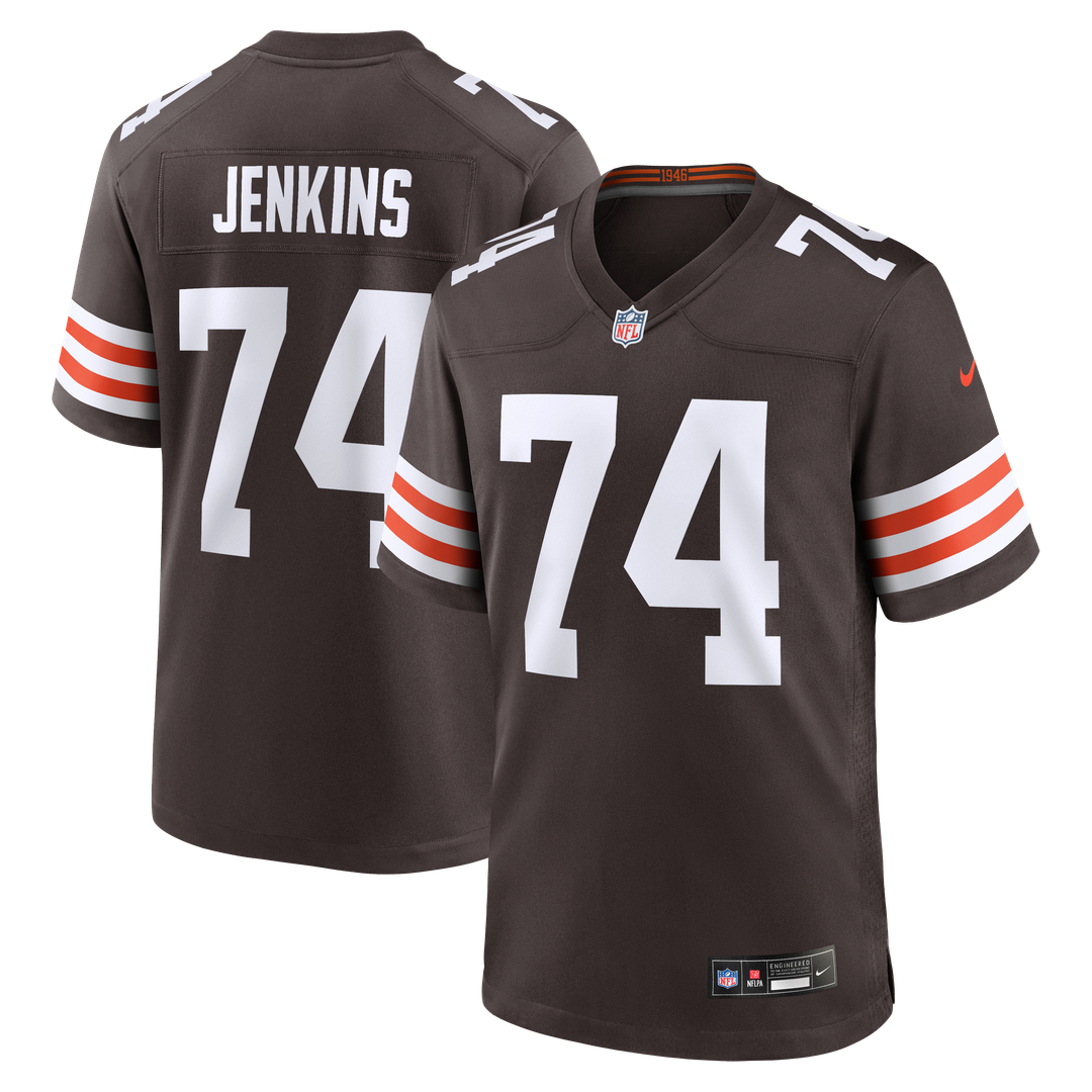 Cleveland Browns Elgton Jenkins Nike Brown Game Jersey product image 1