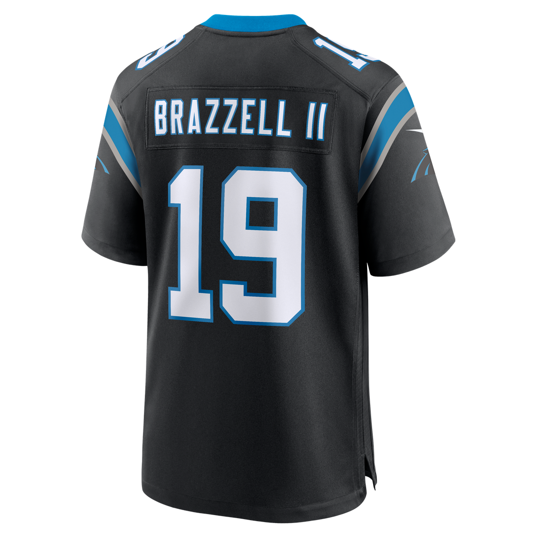 Carolina Panthers Chris Brazzell II Nike Black Game Jersey product image 3