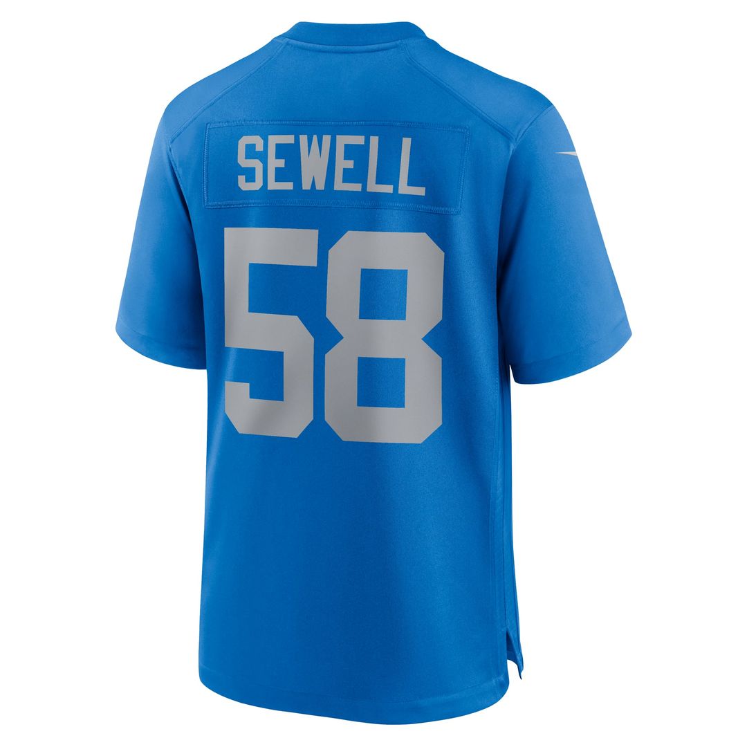 Detroit Lions Penei Sewell Nike Blue Alternate Game Jersey product image 3