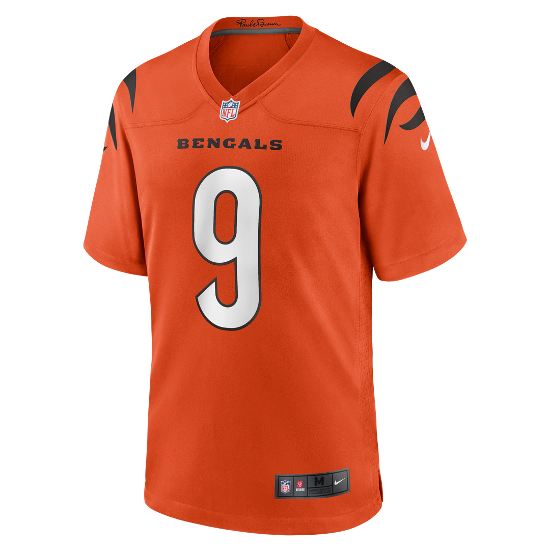 Cincinnati Bengals Joe Burrow Nike Orange Alternate Game product image 19