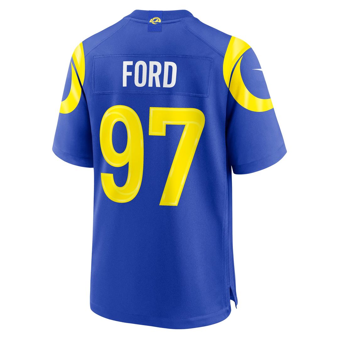 Los Angeles Rams Poona Ford Nike Royal Game Jersey product image 3