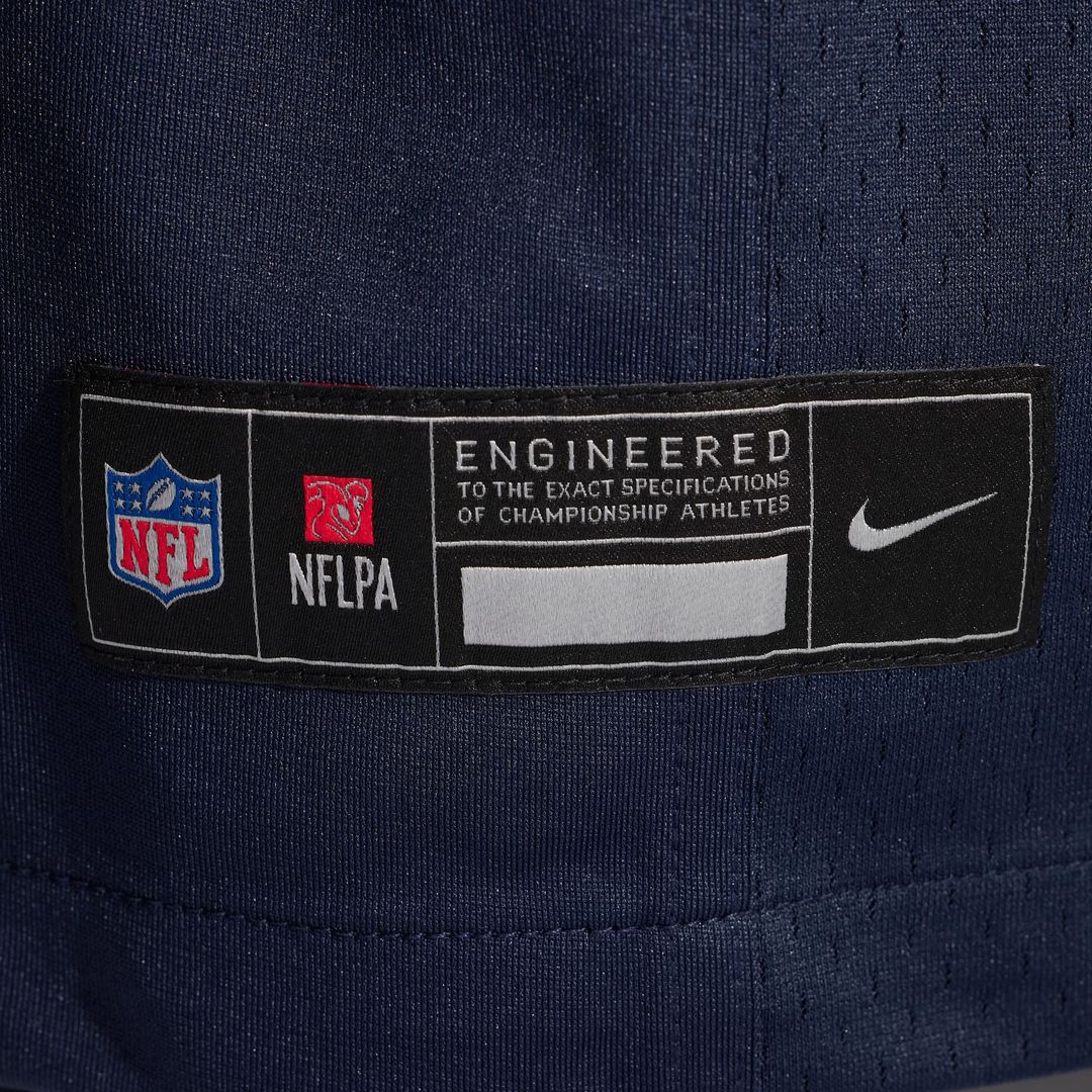 Chicago Bears Number 1 Groom Nike Navy Game Jersey product image 6