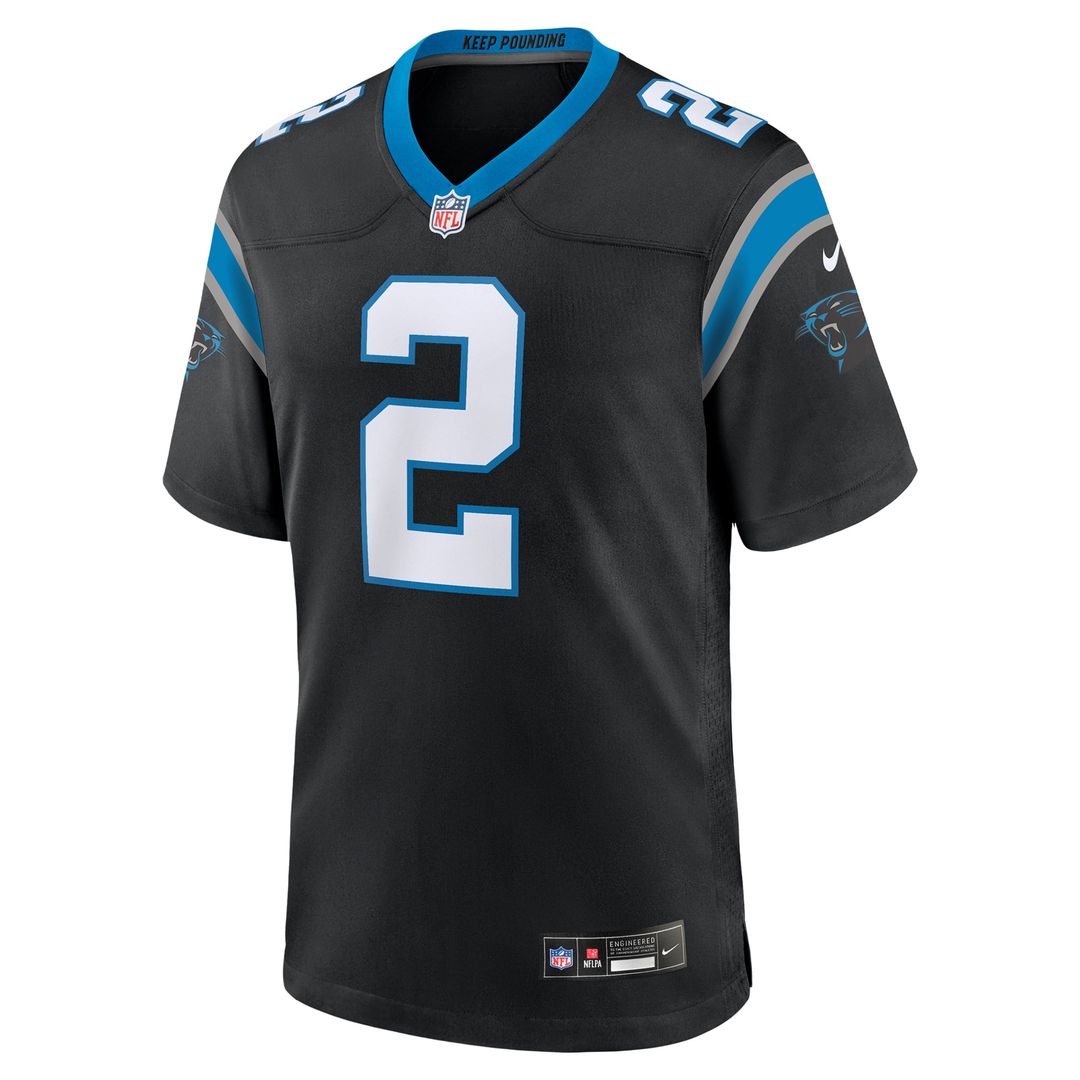 Carolina Panthers Mike Jackson Nike Black Game Jersey product image 2
