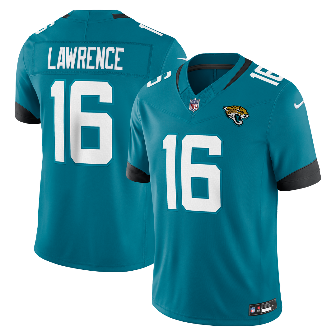 Jacksonville Jaguars Trevor Lawrence Nike Teal Team Vapor product image 1