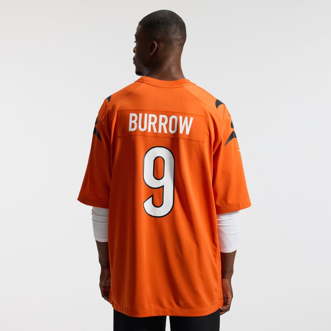 Cincinnati Bengals Joe Burrow Nike Orange Alternate Game product image 16