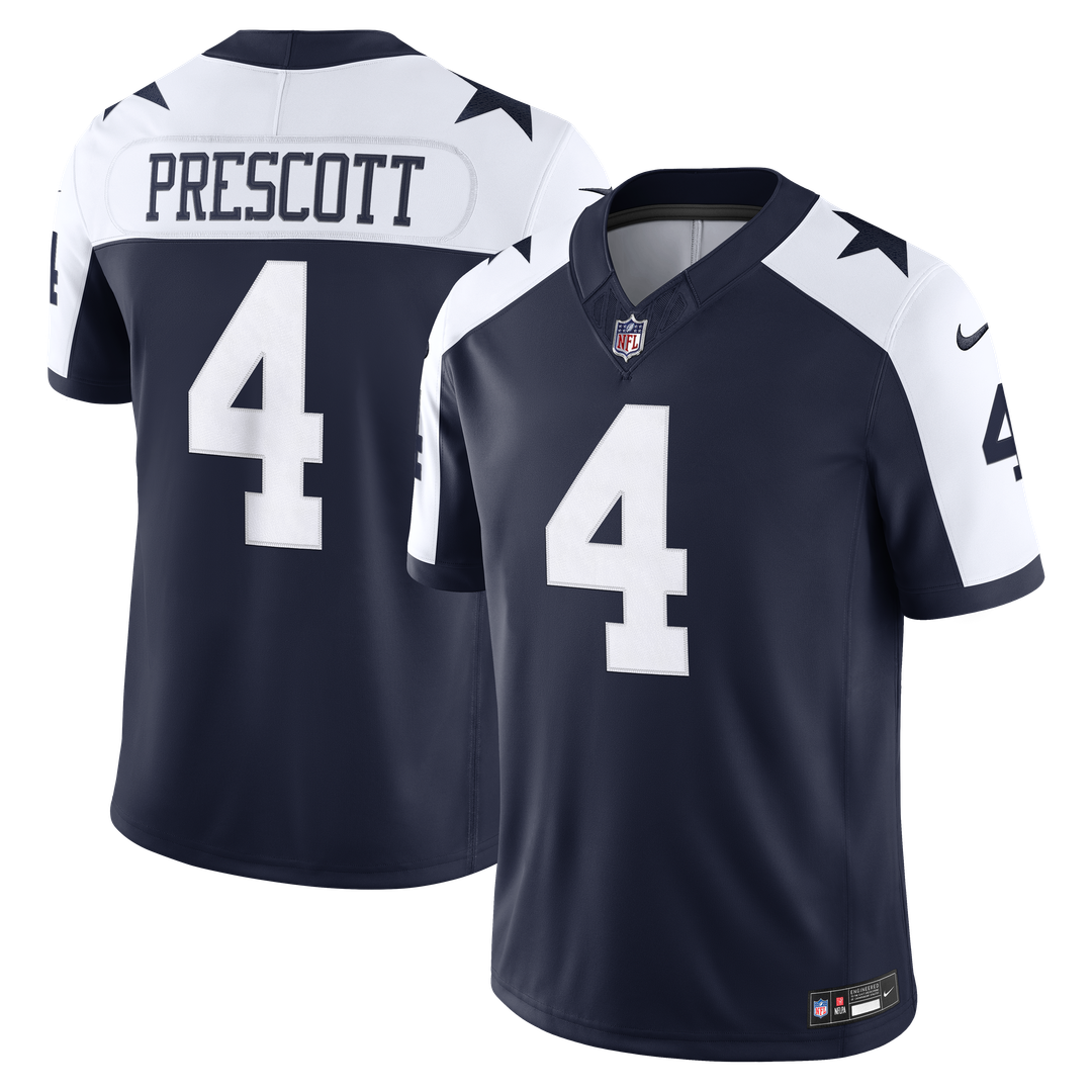 Dallas Cowboys Dak Prescott Nike Navy Alternate Vapor FUSE product image 1