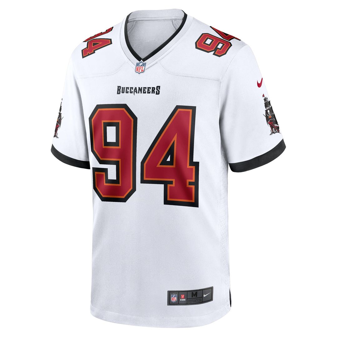 Tampa Bay Buccaneers Calijah Kancey Nike White Game Jersey product image 5