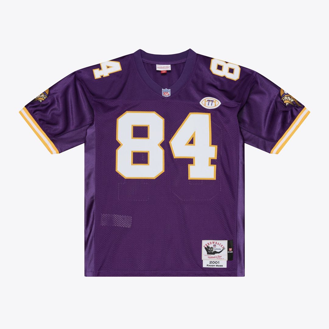 Minnesota Vikings Randy Moss Mitchell & Ness Purple 2001 product image 2
