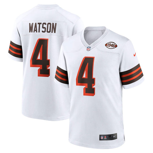 Cleveland Browns Deshaun Watson Nike White Alternate Game product image 1
