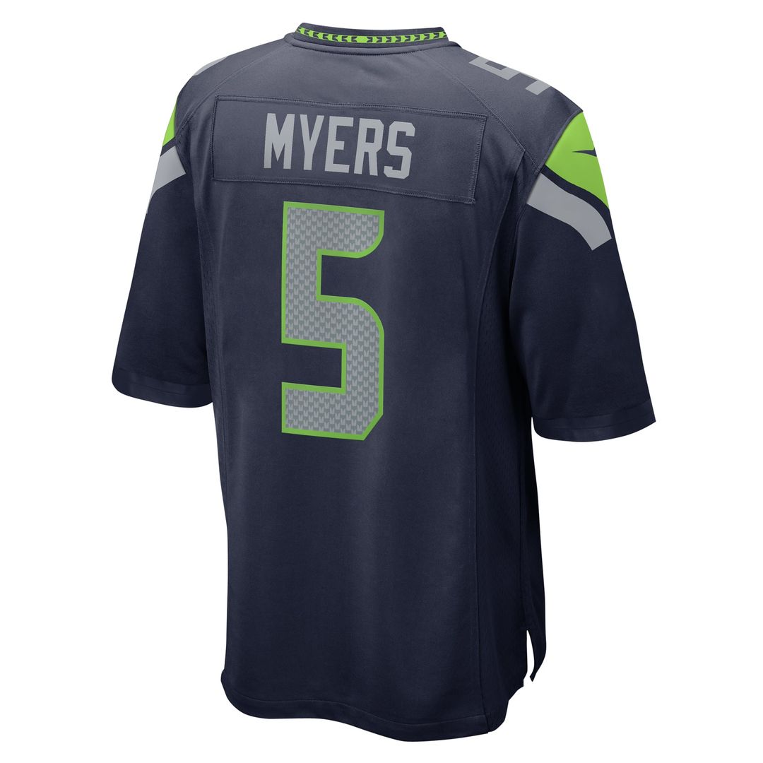 Seattle Seahawks Jason Myers Nike College Navy Game Jersey product image 3
