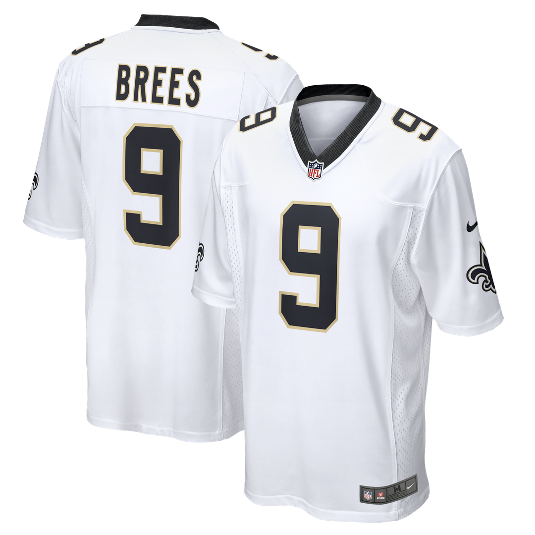 New Orleans Saints Drew Brees Nike White Game Jersey product image 1