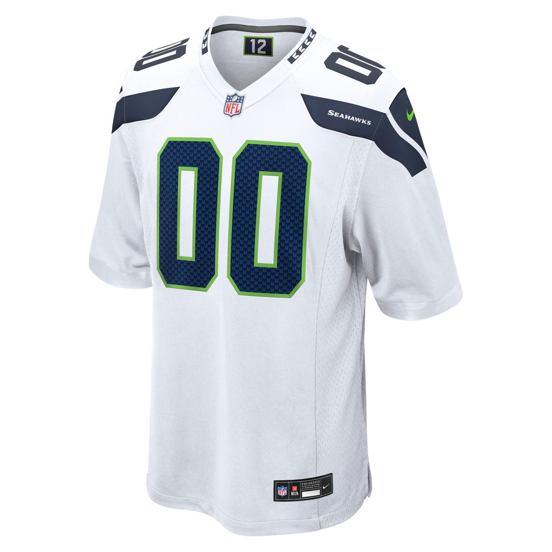Seattle Seahawks Nike White Custom Jersey product image 2