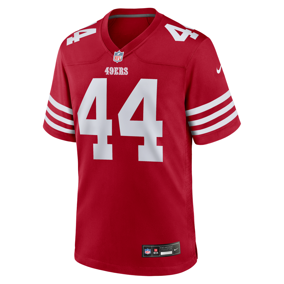 San Francisco 49ers Kyle Juszczyk Nike Scarlet Game Jersey product image 2