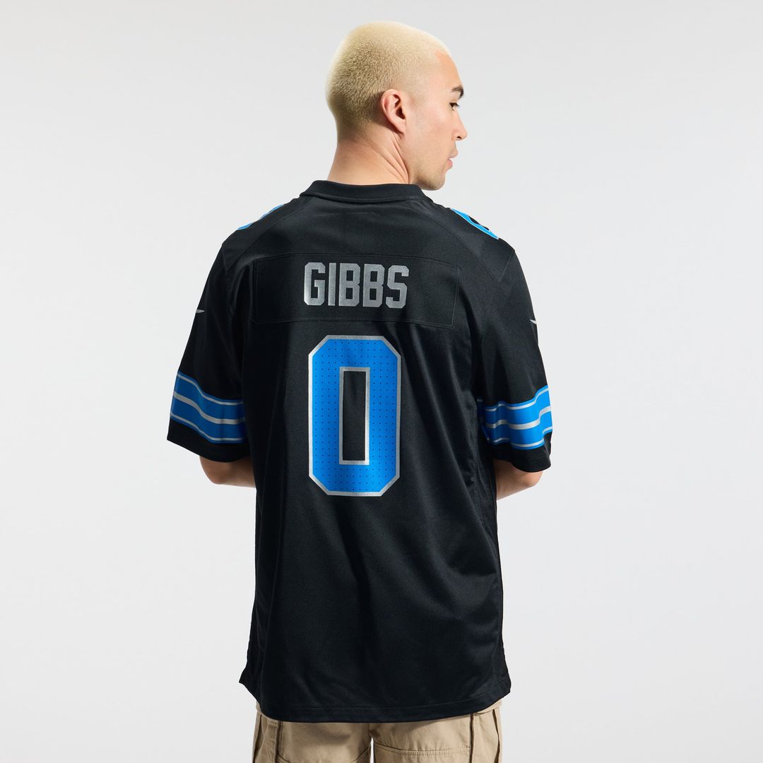 Detroit Lions Jahmyr Gibbs Nike Blue Game Jersey product image 16