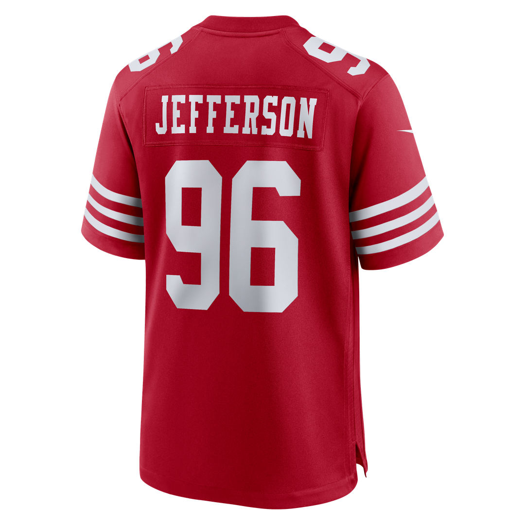 San Francisco 49ers Jordan Jefferson Nike Scarlet Game product image 3