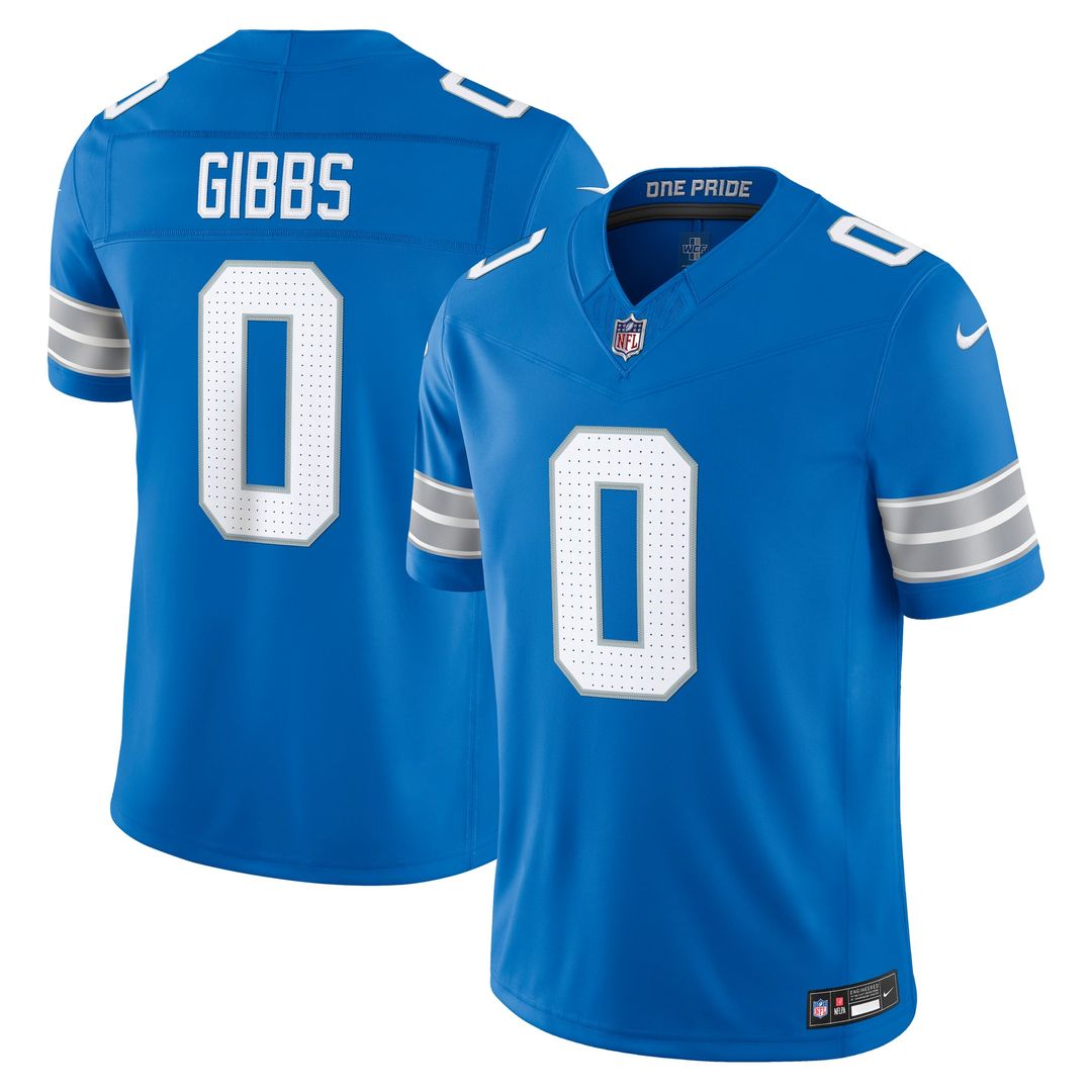 Detroit Lions Jahmyr Gibbs Nike White Vapor FUSE Stitched product image 7