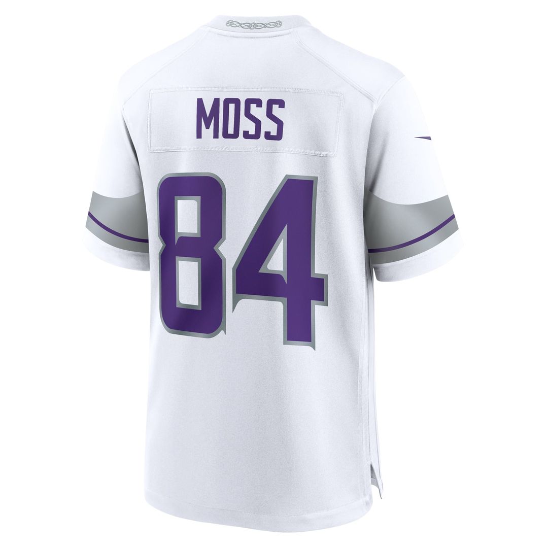 Minnesota Vikings Randy Moss Nike White Alternate Retired product image 3
