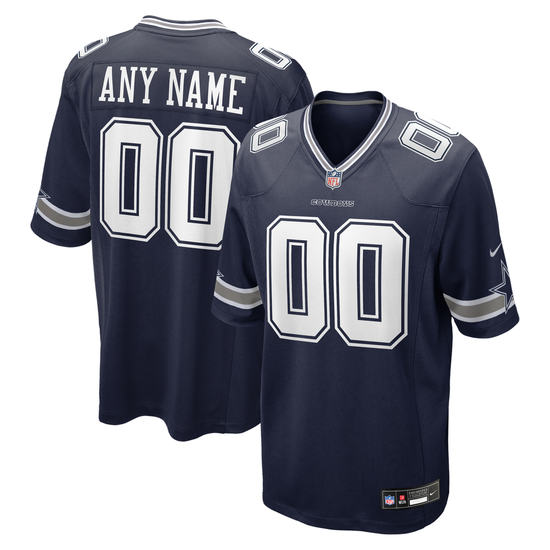 Dallas Cowboys Nike Navy Custom Jersey product image 1