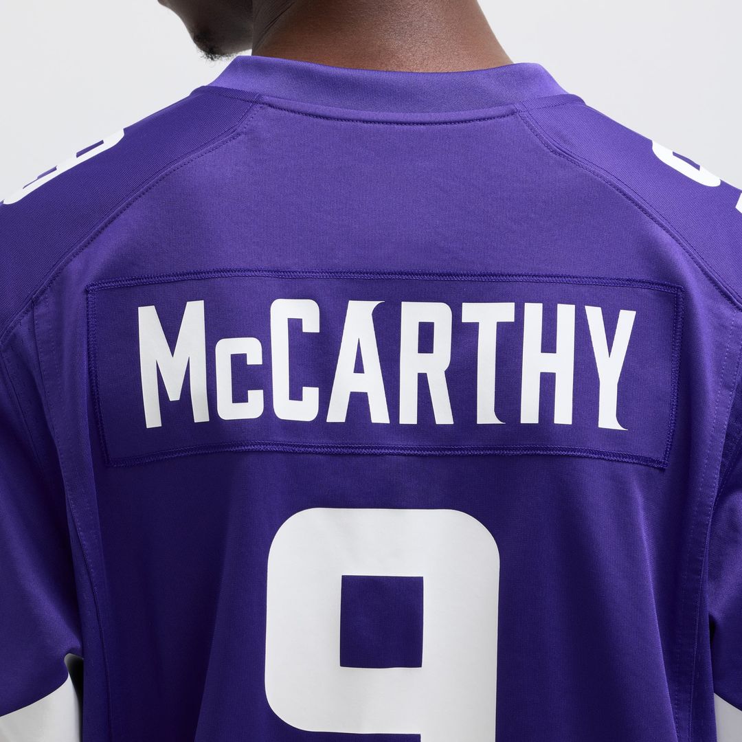 Minnesota Vikings J.J. McCarthy Nike Purple Game Jersey product image 18