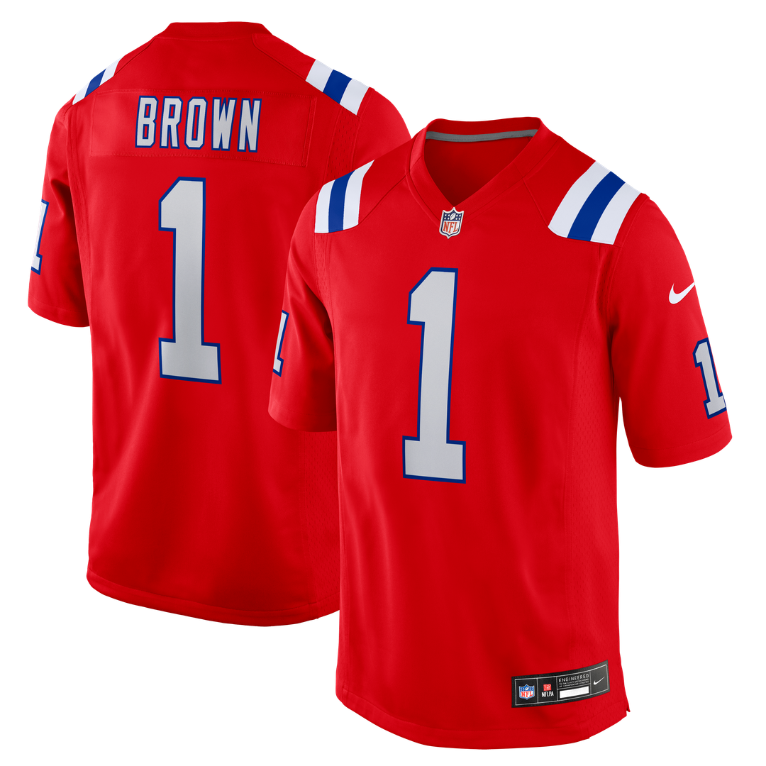 New England Patriots A.J. Brown Nike Navy Game Jersey product image 17