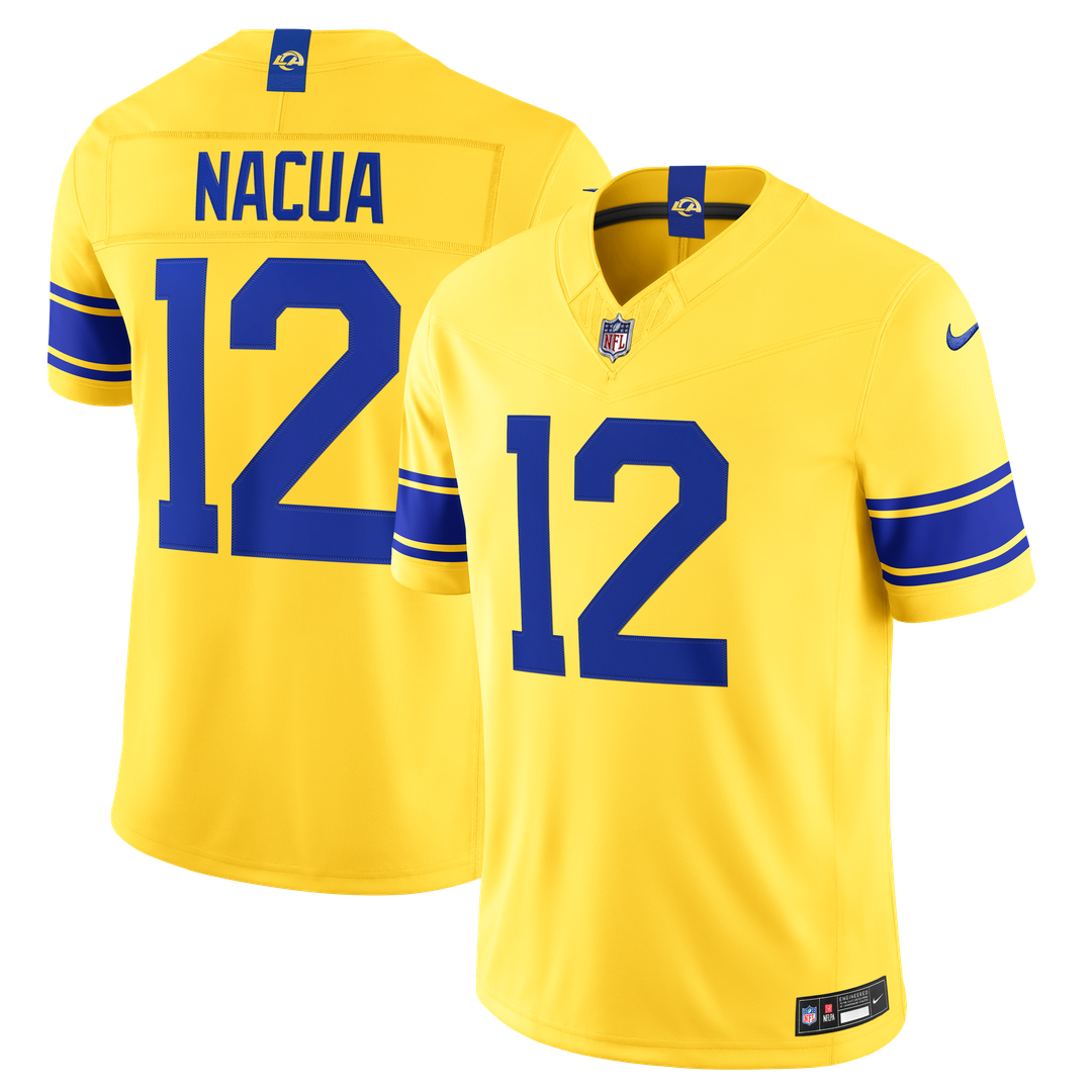 Los Angeles Rams Puka Nacua Nike White Vapor FUSE Stitched product image 28