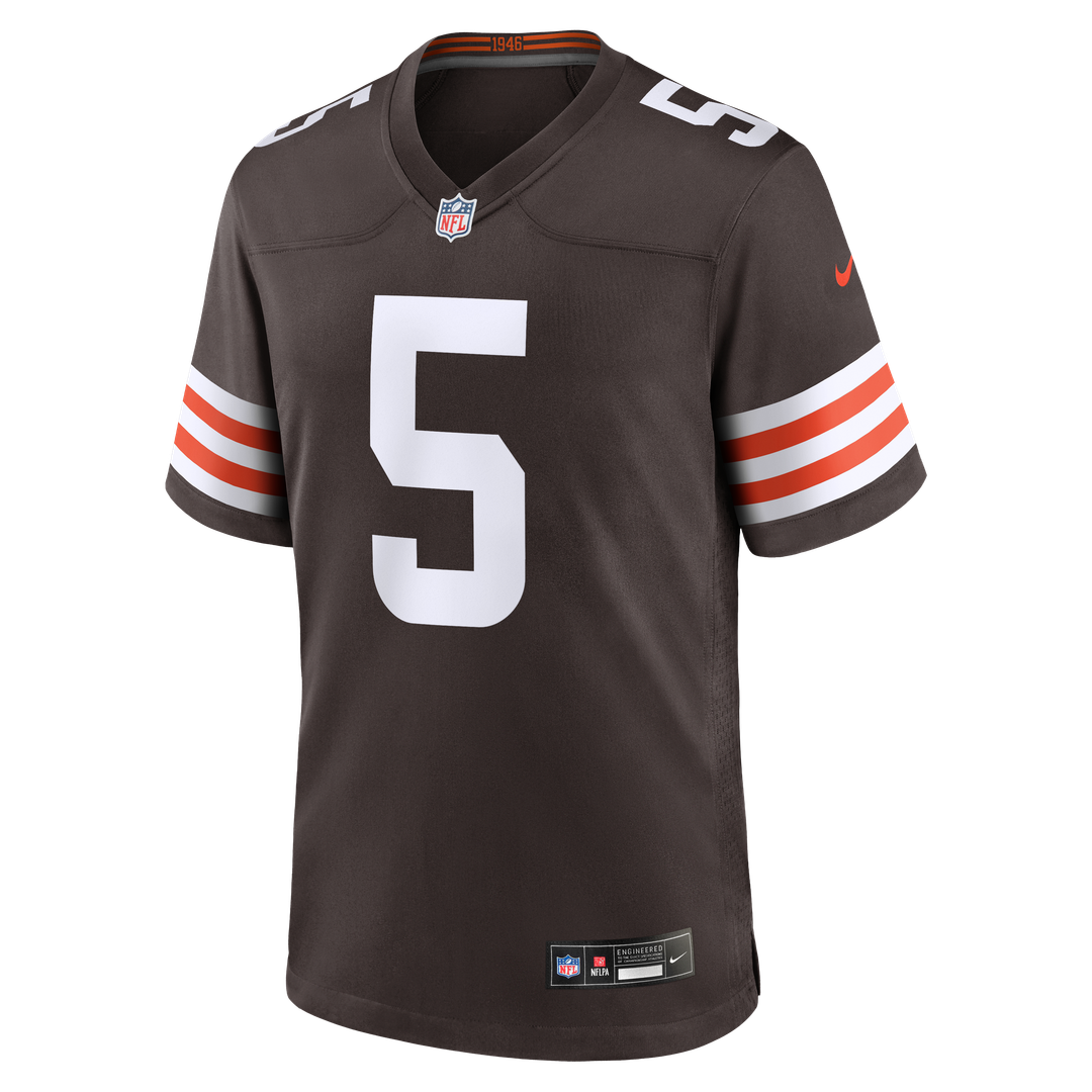 Cleveland Browns Rayshawn Jenkins Nike Brown Game Jersey product image 2