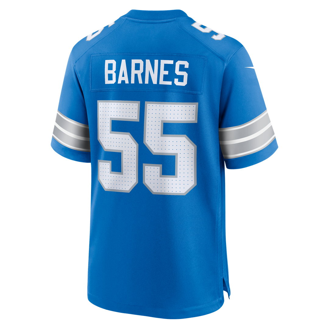 Detroit Lions Derrick Barnes Nike Blue Game Jersey product image 3