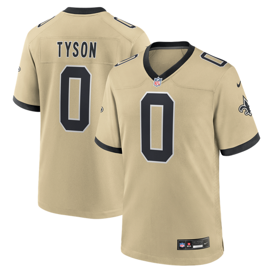 New Orleans Saints Jordyn Tyson Nike Gold Alternate Game product image 1