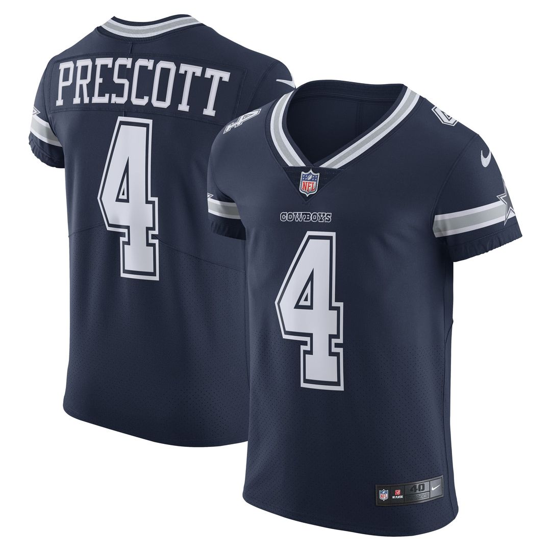 Dallas Cowboys Dak Prescott Nike Navy Vapor Elite Player product image 1