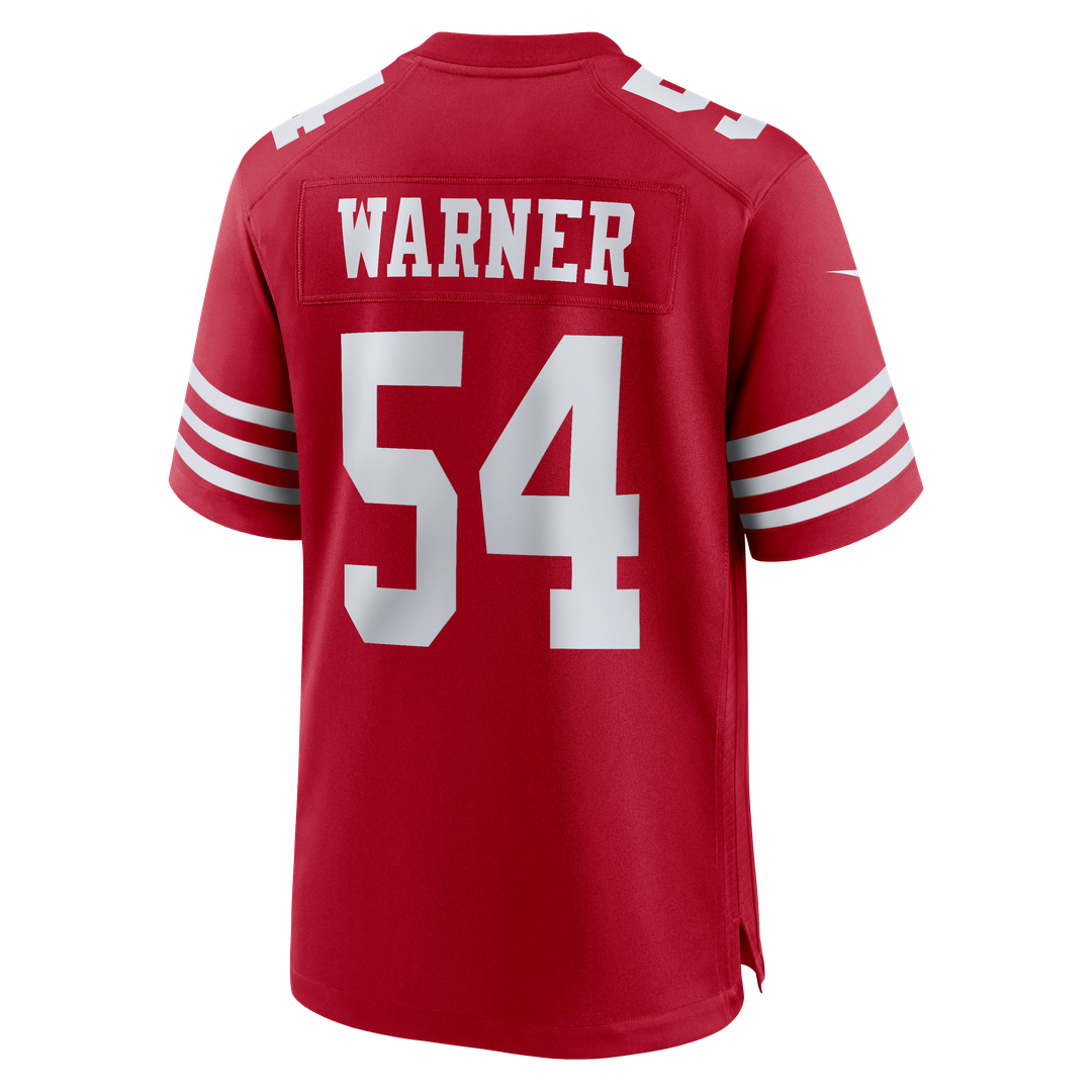 San Francisco 49ers Fred Warner Nike White 80th Anniversary product image 13