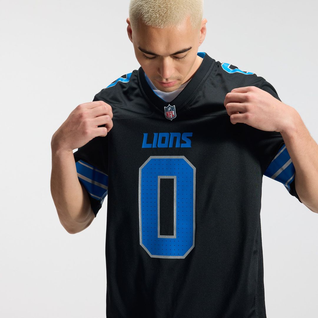 Detroit Lions Jahmyr Gibbs Nike Blue Game Jersey product image 23